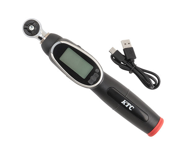 KTC 9.5sq.デジラチェ GEW025-R3 5~25N・m 新機能搭載 NEWモデル 3/8 デジタルトルクレンチ トルク管理