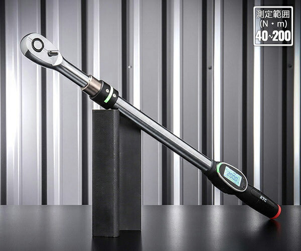 KTC 12.7sq.デジラチェ GEW200-R4 40〜200N・m 新機能搭載 NEWモデル 1/2 デジタルトルクレンチ トルク管理