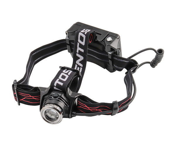 ジェントス Gシリーズ ハイブリッド式LEDヘッドライト 203RG (GH-203RG)(4950654052909) GENTOS 専用充電池・単3電池で使用可能