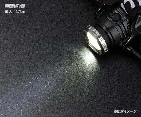 ジェントス Gシリーズ ハイブリッド式LEDヘッドライト 203RG (GH-203RG)(4950654052909) GENTOS 専用充電池・単3電池で使用可能