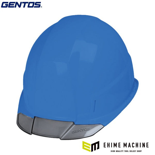 ジェントス ヘルメット GRITAIR+ 溝有 ヘッドライト取付可能 飛来・落下物用・電気用 青 (GH02A-BL)(4950654053258) GENTOS