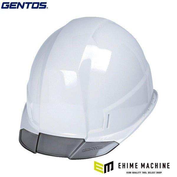 ジェントス ヘルメット GRITAIR+ 溝有 ヘッドライト取付可能 飛来・落下物用・電気用 白 (GH02A-WH)(4950654052534) GENTOS