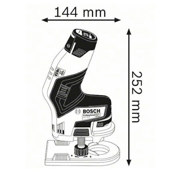日本正規品 ボッシュ 10.8Vコードレストリマー+バッテリー充電器セット GKF10.8V-8HSET 充電式トリマー 本体+3.0Ahバッテリー+充電器