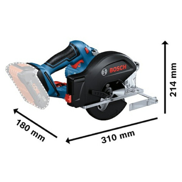 日本正規品 ボッシュ 18Vコードレスチップソーカッター+バッテリー充電器セット GKM18V-50HSET 充電式チップソーカッター 本体+5.0Ahバッテリー+充電器