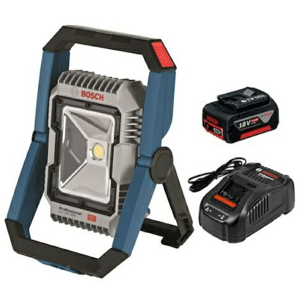 日本正規品 ボッシュ 18VコードレスライトLED+バッテリー充電器セット GLI18V-1900SET 充電式LEDライト 本体+5.0Ahバッテリー+充電器
