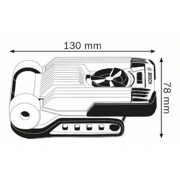 日本正規品 ボッシュ 18VコードレスライトLED+バッテリー充電器セット GLIVARILEDSET 充電式LEDライト 本体+5.0Ahバッテリー+充電器