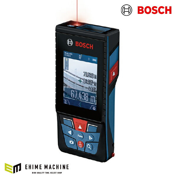 日本正規品 BOSCH GLM150-27C レーザー距離計 ボッシュ 最大150m 屋外で使用できる丈夫なレーザー距離計 マイクロUSBケーブル、キャリングストラップ、保護バッグ付
