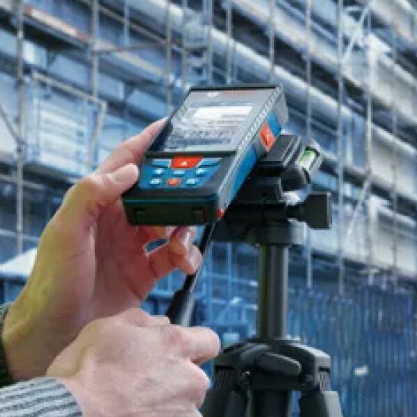 日本正規品 BOSCH GLM150-27C レーザー距離計 ボッシュ 最大150m 屋外で使用できる丈夫なレーザー距離計 マイクロUSBケーブル、キャリングストラップ、保護バッグ付