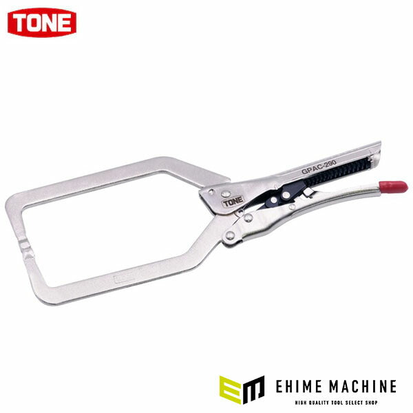 TONE オートグリッププライヤ C型 最大口開き112mm 全長290mm (GPAC-290)(4953488489613) トネ