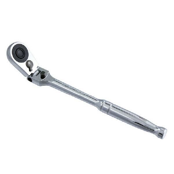 Pro-Auto 9.5sq.薄型フレックスラチェットハンドル GUR-F3 プロオート ギア数80山 送り角4.5度 12段階角度調整 3/8