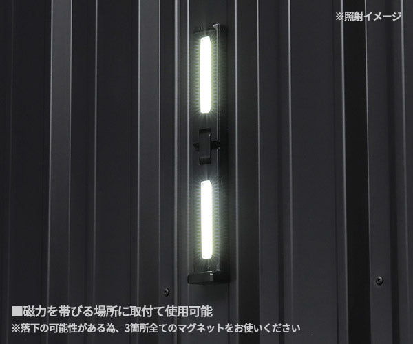 GENTOS ガンツ LEDワークライト 600ルーメン GZ-705 ジェントス ハイパワーバーライト LEDライト 作業等 折り畳み