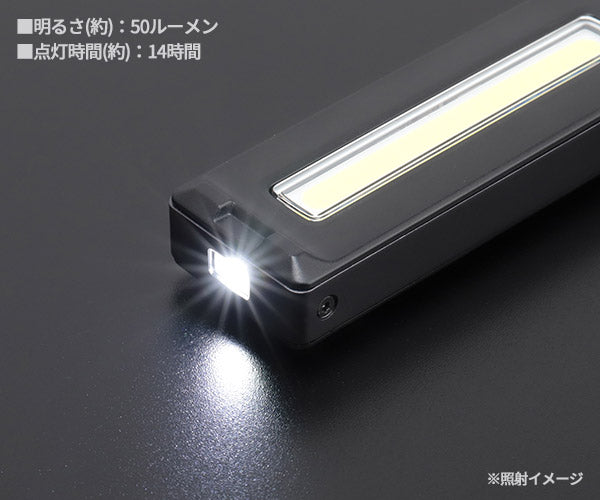 GENTOS ガンツ LEDワークライト 600ルーメン GZ-705 ジェントス ハイパワーバーライト LEDライト 作業等 折り畳み