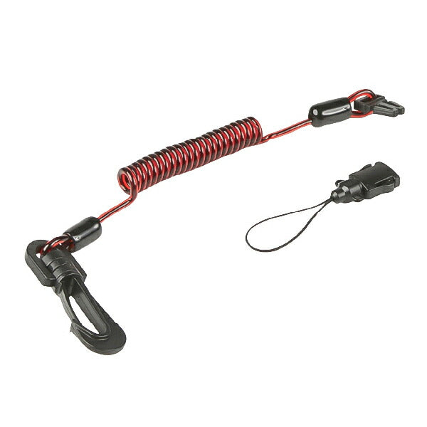 GRIPPS H01063 コイル状Eストラップ カラビナ付き 耐荷重0.5kg