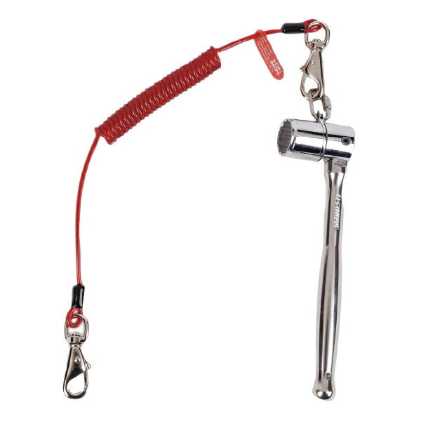 【7月の特価品】GRIPPS H01068 コイル状ストラップ シングルアクション 耐荷重0.75kg 最大長さ1.6m 革新的な落下防止グッズ専門メーカー グリップス 工具落下防止