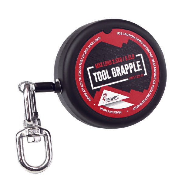 GRIPPS H01123 TOOL GRAPPLE ワイヤーケーブルストラップ 耐荷重2kg 最大長さ1.25m 革新的な落下防止グッズ専門メーカー グリップス 工具落下防止