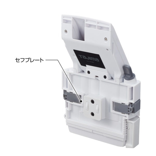 タジマ ヘルメット セフメット用バッテリーボックス3730用 ファン付き ホワイト (HA30BFW)(4975364360069) TAJIMA TJMデザイン