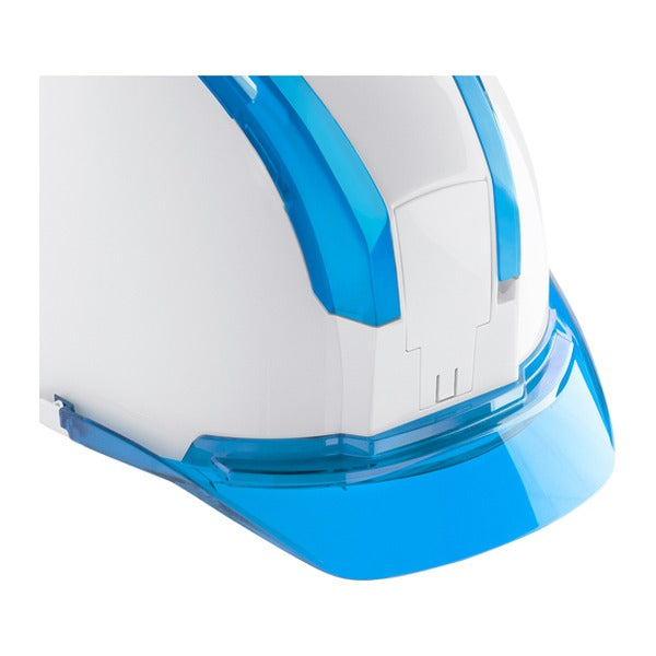 タジマ ヘルメット セフメット用ヒサシ クリアブルー (HAVCA)(4975364360526) TAJIMA TJMデザイン