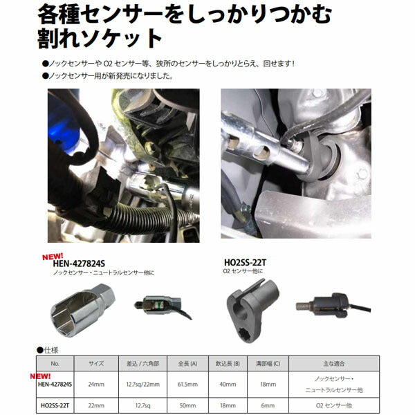 ハスコー センサーソケット 24mm HEN-427824S (4580372216941) HASCO