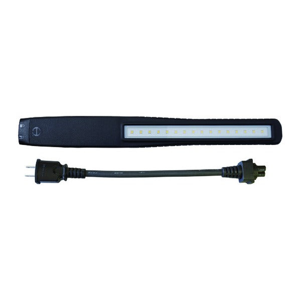 日平機器 LEDランプリール 10m 500ルーメン 黒 脱着式コードレスLEDライト付 コンセント付 天吊り・壁掛け (HEP-610EV-BG)(4580117394910) NIPPEI KIKI