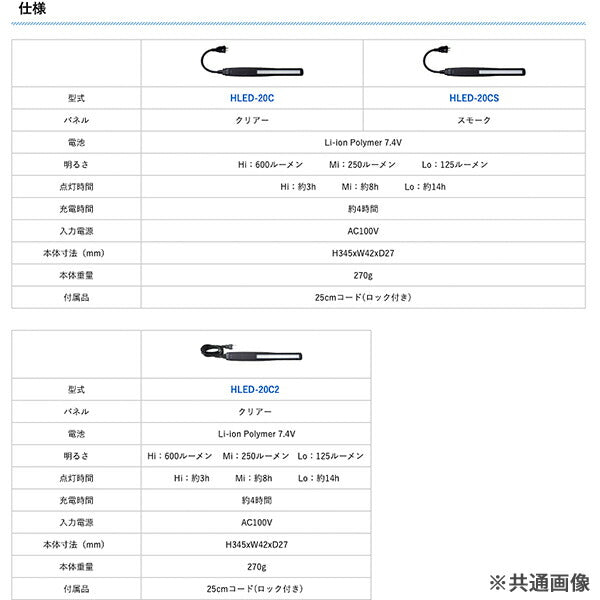 NIPPEI KIKI 日平機器 エボリューションライト スモークパネル仕様 HLED-20CS コード長25cm