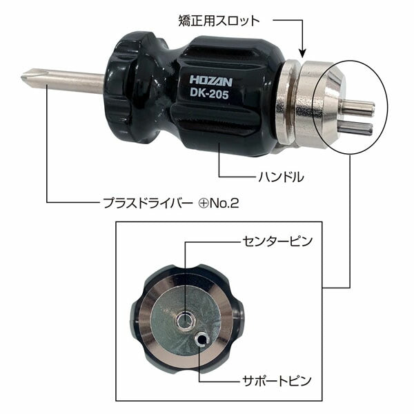 ホーザン 合格のの字曲げツール (DK-205)(4962772116098) HOZAN