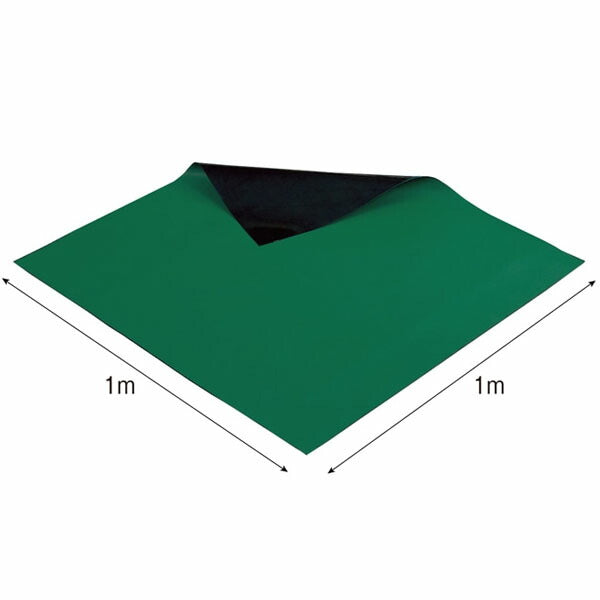 ホーザン 導電性カラーマット (グリーン) 1X1M (F-702)(4962772097021) HOZAN