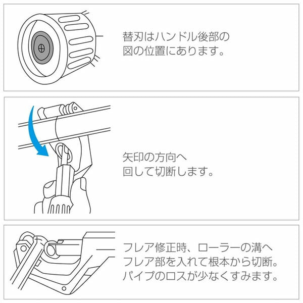 ホーザン パイプカッター (3-32MM) (K-203)(4962772042038) HOZAN