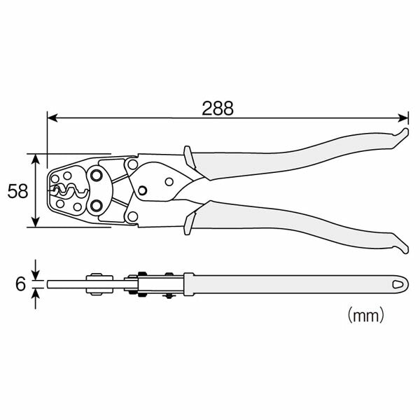 ホーザン 圧着工具 (P-76)(4962772067765) HOZAN