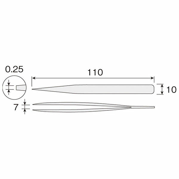 【11月の特価品】ホーザン ピンセット (P-898)(4962772068984) HOZAN