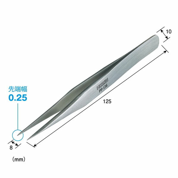 ホーザン ピンセット (PP-136)(4962772131367) HOZAN