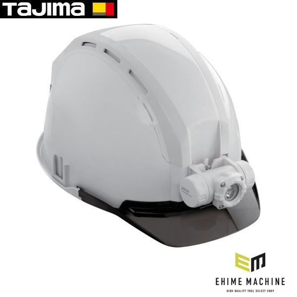 タジマ ヘルメット セフメット(セフ取付溝付ヘルメット) ベーシックセット MD ホワイト (HSWB2)(4975364361509) TAJIMA TJMデザイン