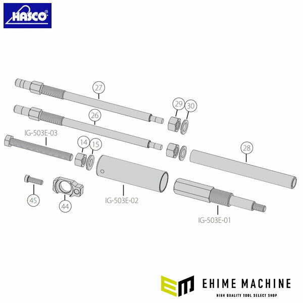 ハスコー ポンチA(MS・I・DM・E共通)IG-503シリーズ用補修部品 IG-503-26S (4940995548186) HASCO