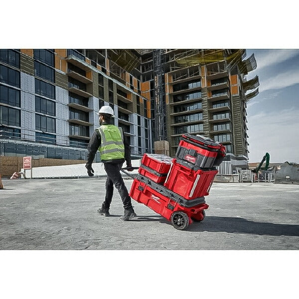 日本正規品 ミルウォーキー PACKOUT キャリー式ツールボックスXLサイズ (48-22-8428)(4573592050334) milwaukee