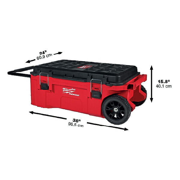日本正規品 ミルウォーキー PACKOUT キャリー式ツールボックスXLサイズ (48-22-8428)(4573592050334) milwaukee
