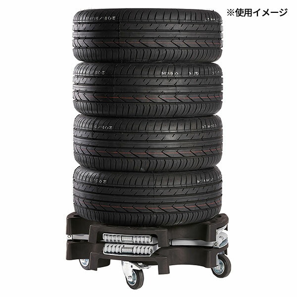 日本正規品 アーコンホイールトロリー イージーリフト式 スプリング昇降式モデル 最大荷重180kg (0154-70003CKWT2B-R)(0855877003728) AHCON