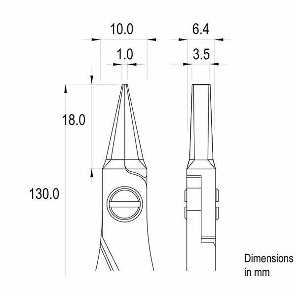 日本正規品 アイデアルテック ESD高精度プライヤ(フラット) (ES6011.CR.BG.IT)(7640144719296) ideal-tek