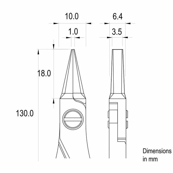日本正規品 アイデアルテック ESD高精度プライヤ(スベリ止) (ES6012.CR.BG.IT)(7640144719302) ideal-tek