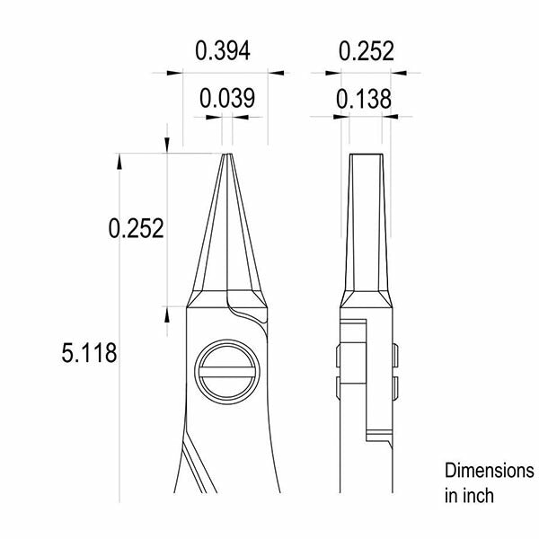 日本正規品 アイデアルテック ESD高精度プライヤ(スベリ止) (ES6012.CR.BG.IT)(7640144719302) ideal-tek