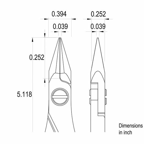 日本正規品 アイデアルテック ESD高精度プライヤ(スベリ止) (ES6022.CR.BG.IT)(7640144719340) ideal-tek