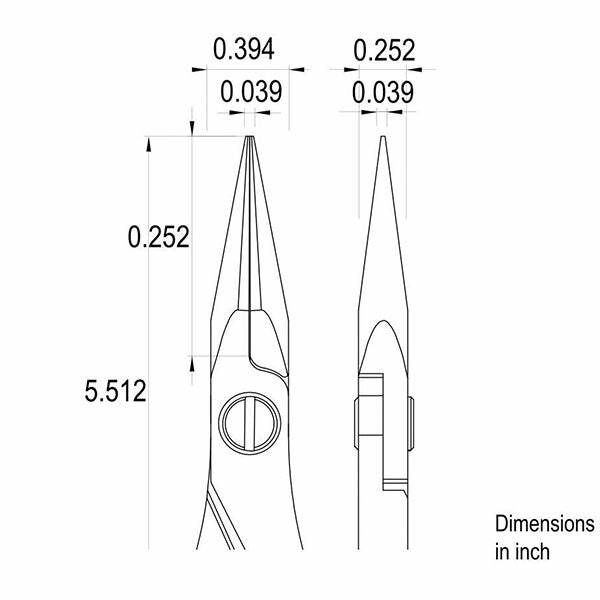 日本正規品 アイデアルテック ESD高精度プライヤ(ロングフラット) (ES6024.CR.BG.IT)(7640144719371) ideal-tek