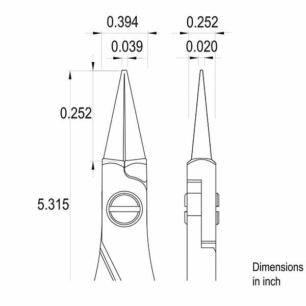 日本正規品 アイデアルテック ESD高精度プライヤ(丸型) (ES6041.CR.BG.IT)(7640144719395) ideal-tek