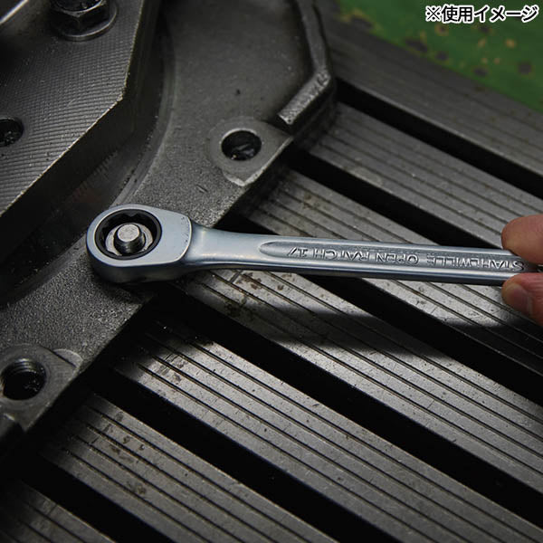 日本正規品 スタビレー ラチェットコンビネーションレンチ フラット 10mm 72ギア (17F-10FLACH)(4018754281886) STAHLWILLE