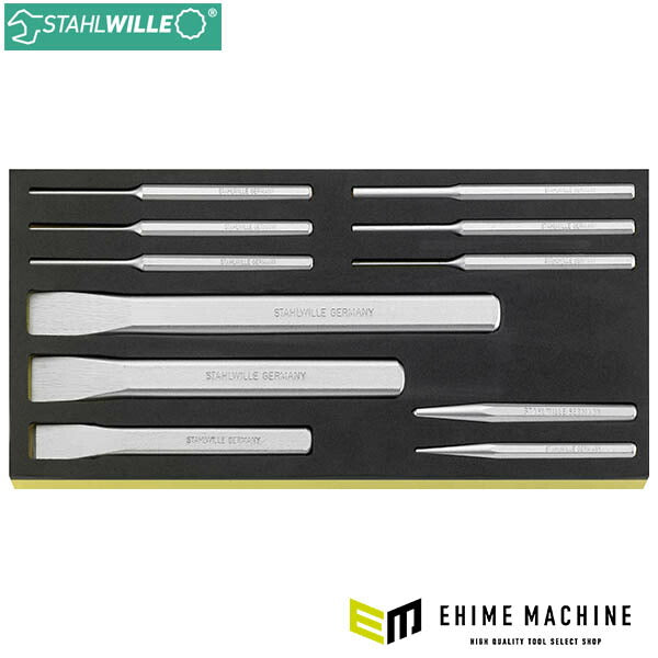 日本正規品 スタビレー TCS用 ポンチ・タガネ 11本セット トレイ付 (TCS 102-108/11)(4018754163601) STAHLWILLE