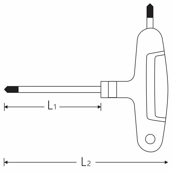 日本正規品 スタビレー 10769-3K-T25 Tハンドルヘクスローブドライバー T25 軸長110mm (4018754319480) STAHLWILLE