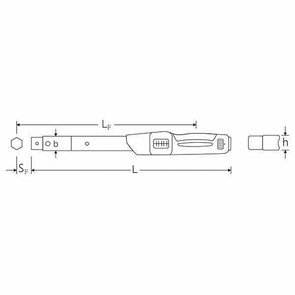 日本正規品 スタビレー 730FIX/80 差替式プリセット型トルクレンチ 160-800Nm (4018754269662) STAHLWILLE