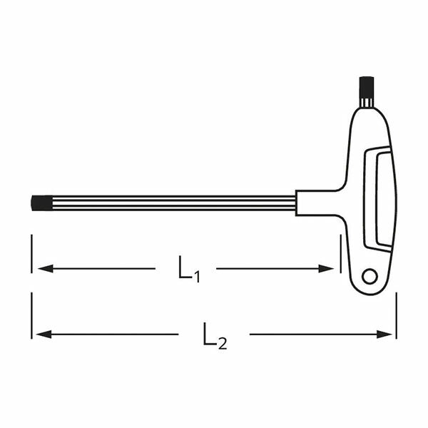 日本正規品 スタビレー 10768-3K-3 Tハンドル六角ドライバー 3.0mm (4018754319381) STAHLWILLE