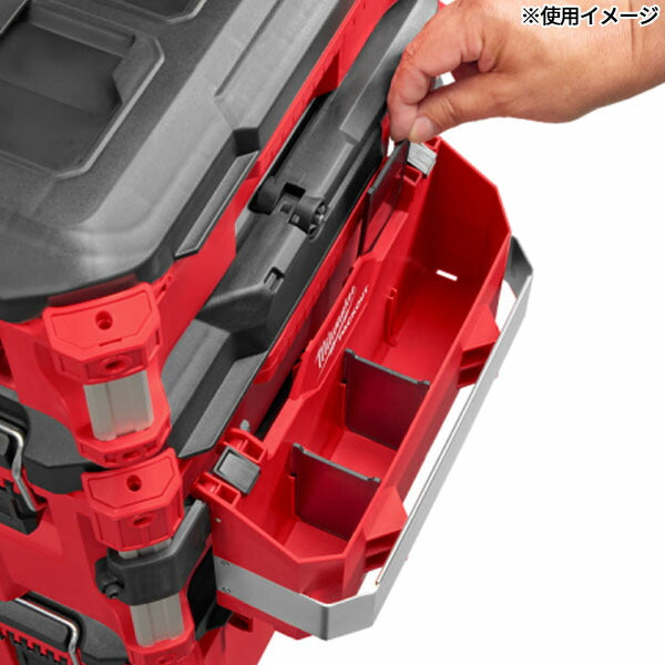 日本正規品 ミルウォーキー PACKOUT アタッチメントツールホルダー ツールボックス外付け収納 耐荷重11kg ディバイダー ベルトフック付き パックアウトシステム対応 (4932498644) (4573592056718) Milwaukee
