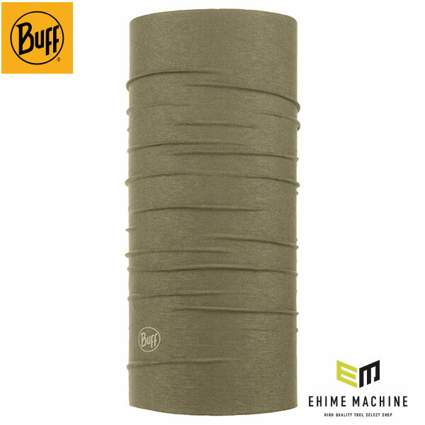 日本正規品 BUFF ネックウェア UVカット UPF50 多機能 オールシーズン オリーブ 作業用 (119403.835.10.00)(8428927624697) バフ