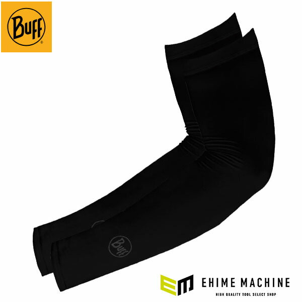 日本正規品 BUFF アームカバー UVカット UPF50 接触冷感 高視認 ブラック XL 作業用 (129292.999.35.00)(8428927560704) バフ