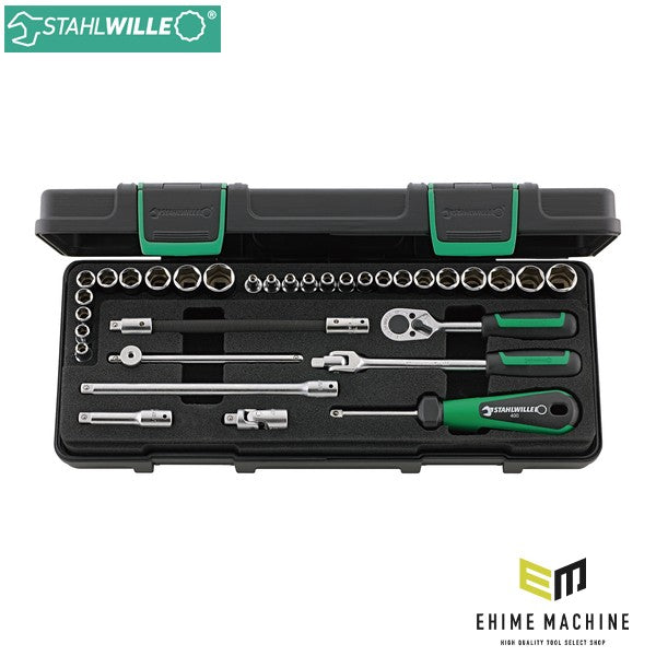 日本正規品 スタビレー 33点組 1/4SQ ソケットレンチセット (40MA/25/8KN)(4018754260645) STAHLWILLE